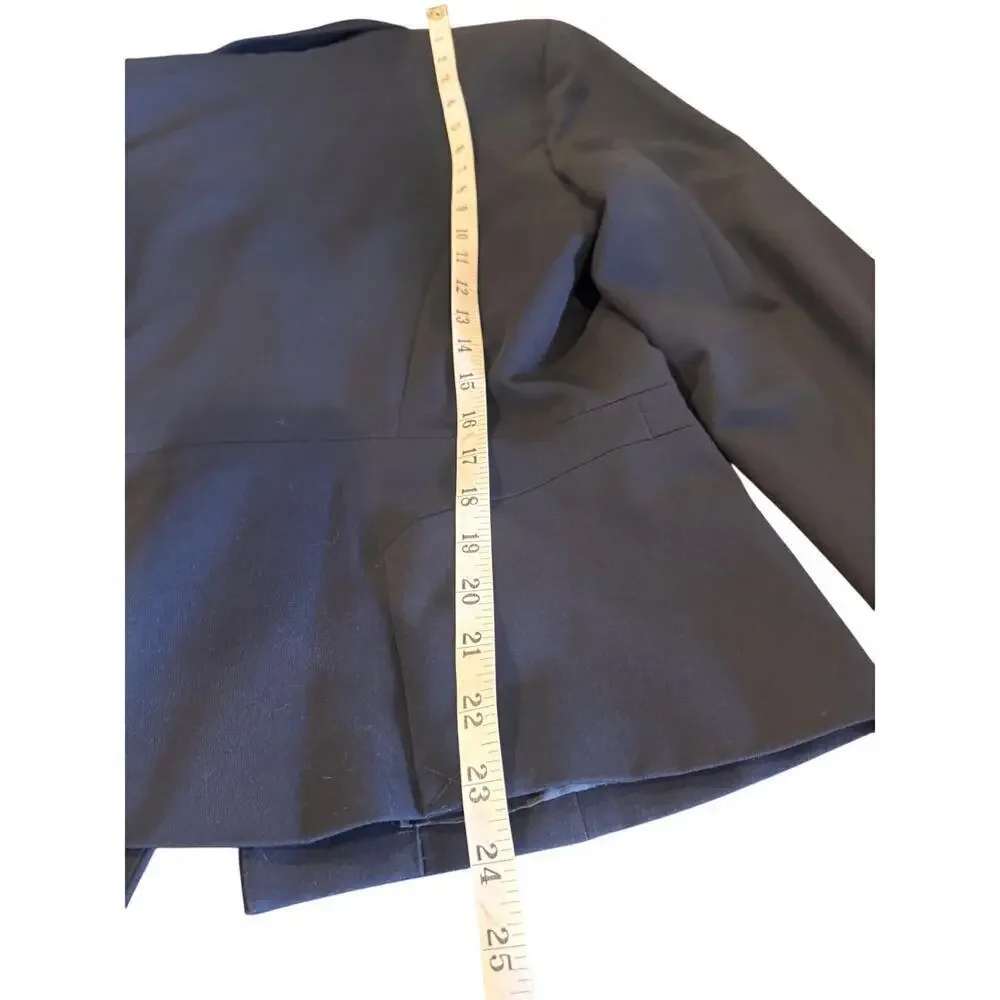 Worthington Black One-Button Blazer Women’s Size 16 Career Office Wear